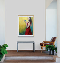 Load image into Gallery viewer, Girl & her hummingbird