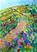 Load image into Gallery viewer, Path to the vineyard - 15x11"