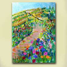 Load image into Gallery viewer, Path to the vineyard - 15x11"