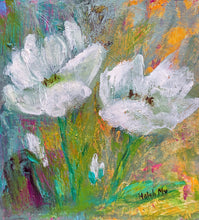 Load image into Gallery viewer, Purity of White Flowers 8"x8"