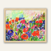 Load image into Gallery viewer, Summer Wild Garden 14"x11"