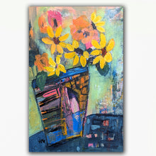 Load image into Gallery viewer, Sunflowers In a Vase
