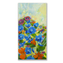 Load image into Gallery viewer, Rhapsody in Blue and Orange Flowers
