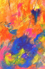 Load image into Gallery viewer, Textured colorful expressive abstract depicting love and passion

