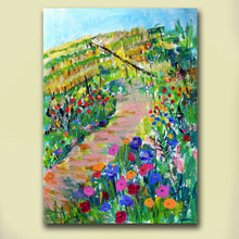 Load image into Gallery viewer, Path to the vineyard - 15x11&quot;
