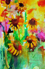 Load image into Gallery viewer, SunFlowers Field - 15x11&quot;
